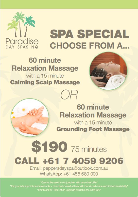 Palm Cove Spa Peppers Beach Club